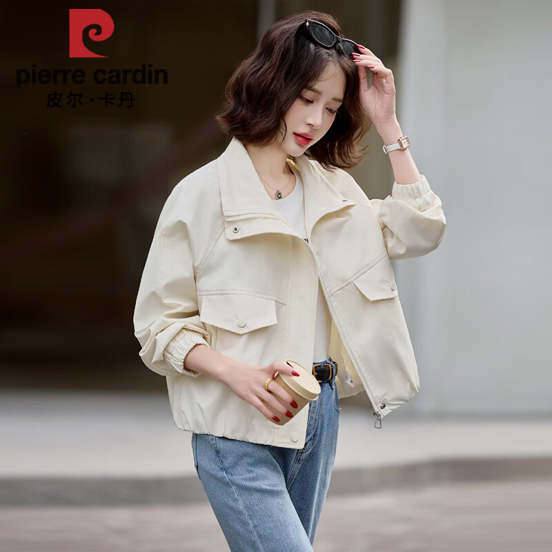 皮尔卡丹短外套女装2025年春季春天衣服新款时尚气质百搭小个子春秋短