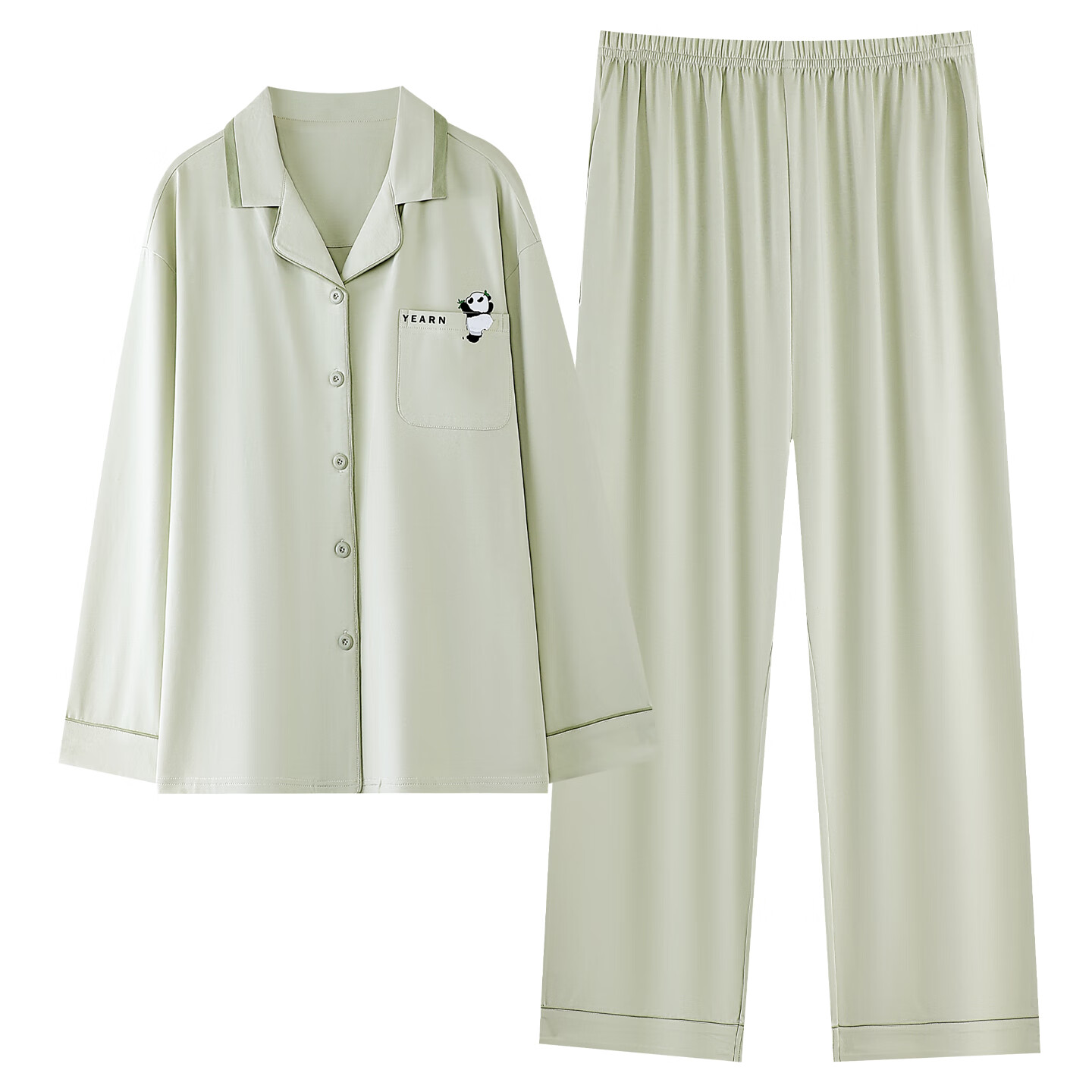 莫代尔100%纯棉睡衣女款2026新款春秋女士长袖秋季软和家居服套装秋冬款 M8071 L 100-120斤 极速发货