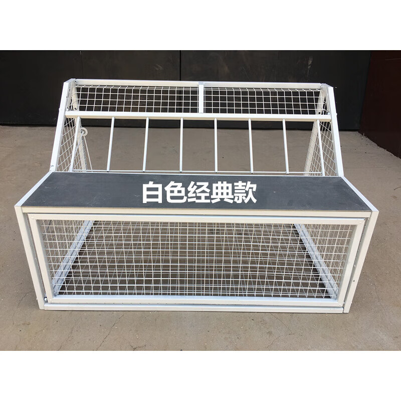 信鸽赛鸽用品只进不出跳笼放飞笼门 白色加厚长度50cm
