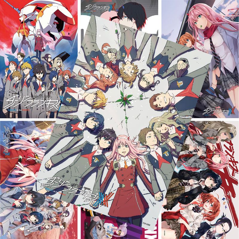 国家队02海报【1.2万人收藏】国家队海报DARLINGintheFRANXX广02 均码 国家队【高清海报随机4张】