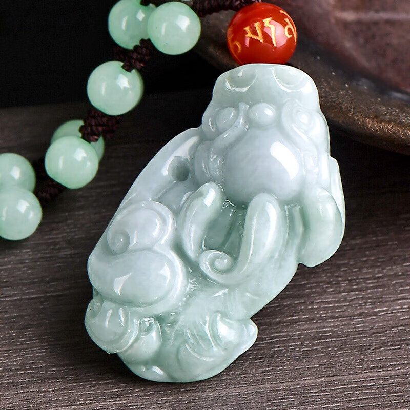 可玉可求保价11.11 翡翠貔貅玉吊坠 寓意财富好运 人生顺顺利利 亲朋好友礼物