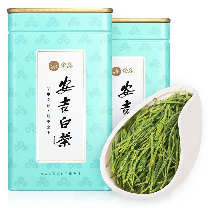 宋品2025新茶雨前濃香安吉白茶茶葉綠茶自己喝口糧茶協(xié)會(huì )監制250克