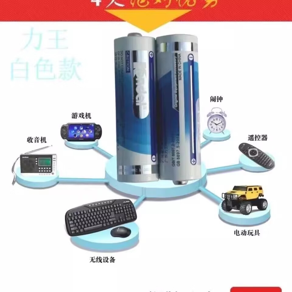 KENDAL适用雷柏无线鼠标5号电池AA力王电池适用小米联想蓝牙LR6五号碱性7号AAA七号电子空调摇控器体脂称 7号12粒