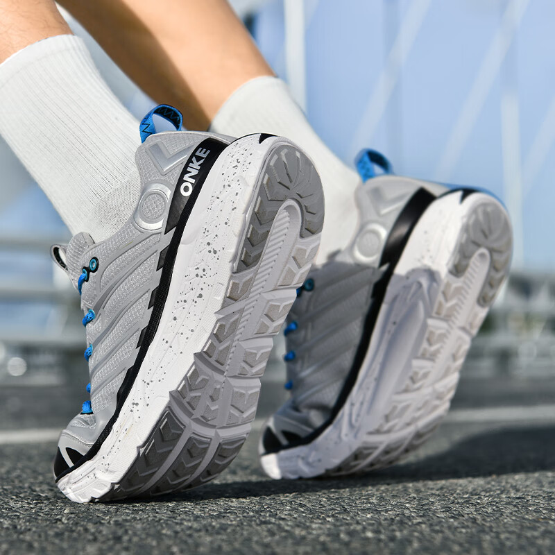ONKE德国欧克男女款户外运动休闲鞋男鞋复古轻盈缓震情侣跑步鞋女鞋子 天际蓝 39