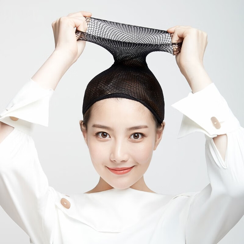 天空树发网隐形假发网帽假发套网头套网纱女固定头发高弹力内网戴的套  头套必备发网