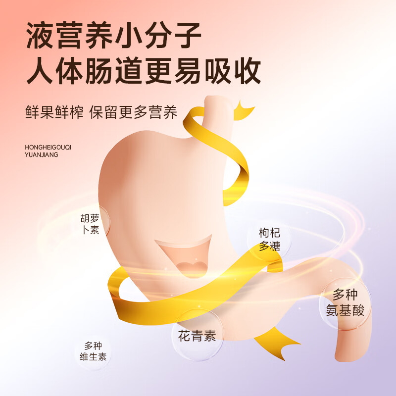 云海宸溪国药药材早红晚黑正宗宁夏中宁枸杞原浆中秋教师节送礼官方旗舰店 红黑枸杞原浆40袋礼盒（红黑枸杞原浆各20袋）