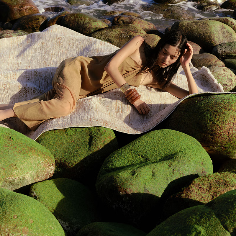 优立地毯苔原丨进口地毯客厅2025新款奶油风高级现代简约轻奢-160x230cm