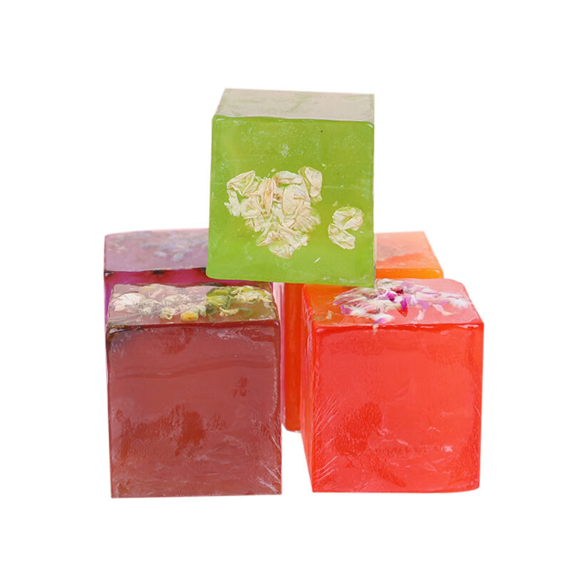 八街云南鲜花精油皂120g*4盒玫瑰茉莉洗脸澡洗头发肥皂洗手手工香皂 精油皂120g*4【玫瑰＋茉莉+金盏花＋千日红】+起泡网*4