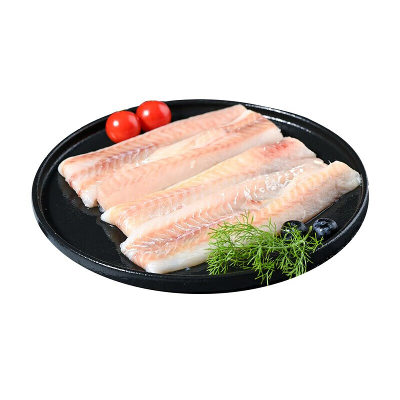 鲸口大开深海鳕鱼颈背肉脊背净重1斤去皮去刺鳕鱼种段辅食零食海鲜 鳕鱼颈肉2斤装【去皮无冰】