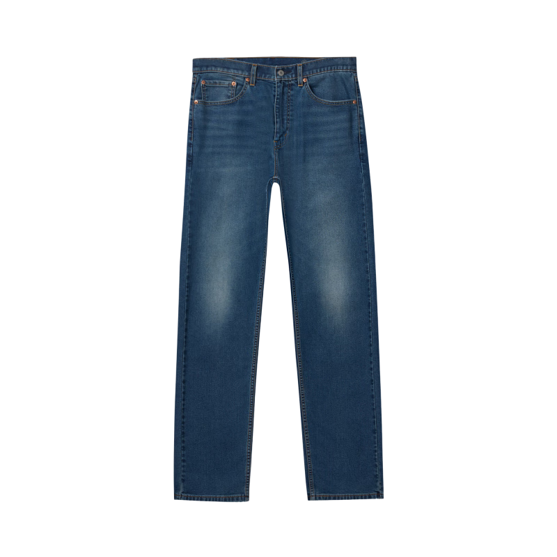 Levi's李维斯25年秋冬新款冬暖系列男士美式 505标准直筒牛仔裤 中蓝色 32 (32)