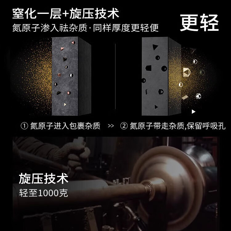 臻古朴炒锅铁锅无涂层炒菜锅精铁极铁平底不粘锅燃气电磁炉通用已开锅 无涂层极铁锅【免开锅】 32cm