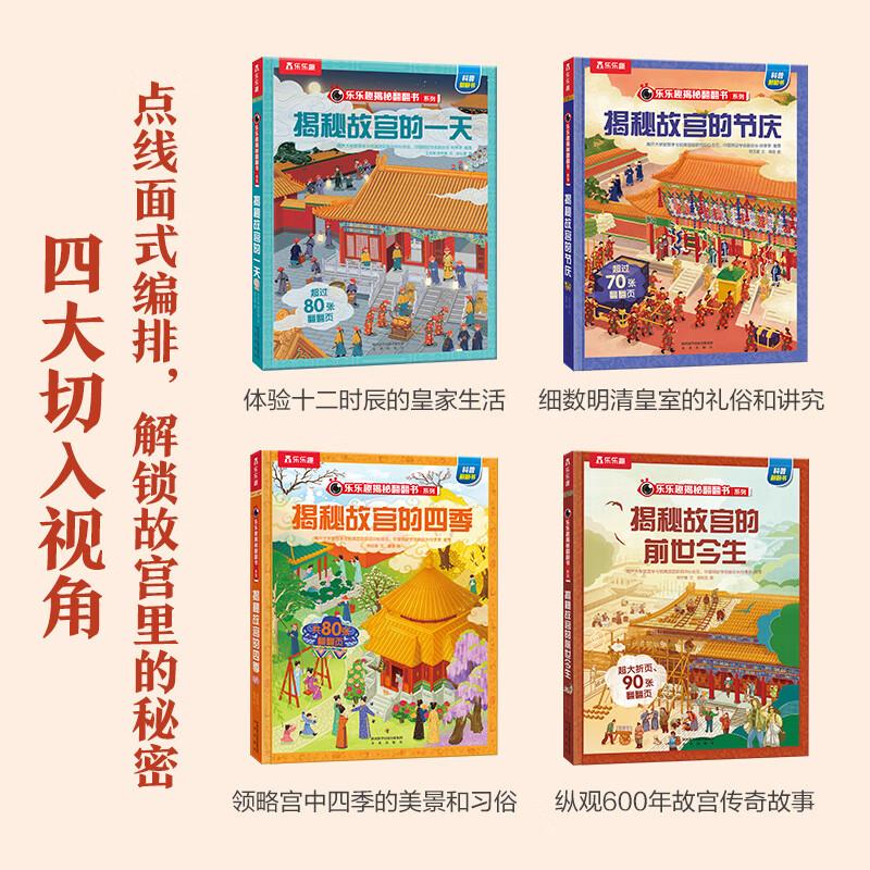乐乐趣揭秘故宫四大名著套装4册 揭秘三国演义红楼梦水浒传西游记 3-6-8岁儿童课外阅读小学生课外阅读读物 【4册】揭秘故宫