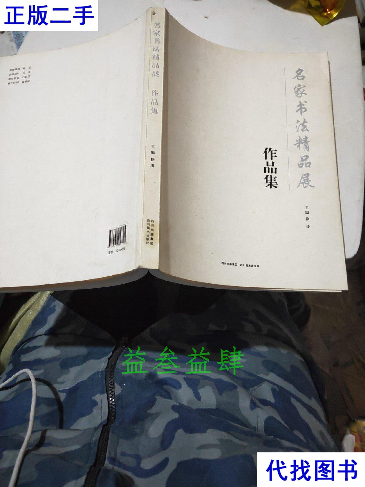 名家书法精品展作品集 徐涛 四川美术出版社二手书