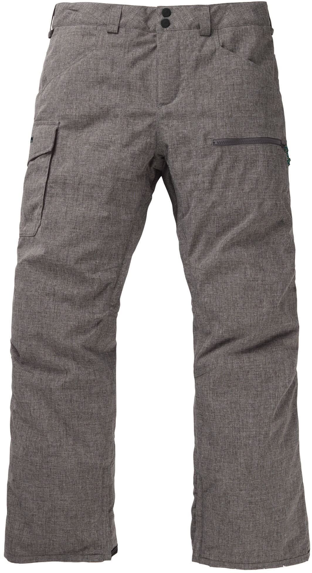 BURTON 男式保暖隐蔽滑雪/滑雪裤 Bog Heather W20 Small