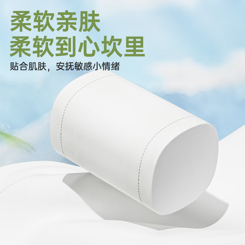 蓝漂卫生纸卷纸5层加厚纸巾无芯卷纸家用大卷纸实芯纸手纸厕纸-LDN 5层 138g/卷*18卷 【约5斤囤货大卷】
