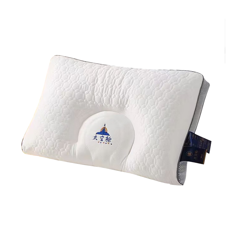 安睡宝（SOMERELLE）枕头乳胶枕芯高弹性午睡枕护颈枕学生成人颈椎枕睡眠枕一对拍2 太空舱乳胶睡眠枕 单只