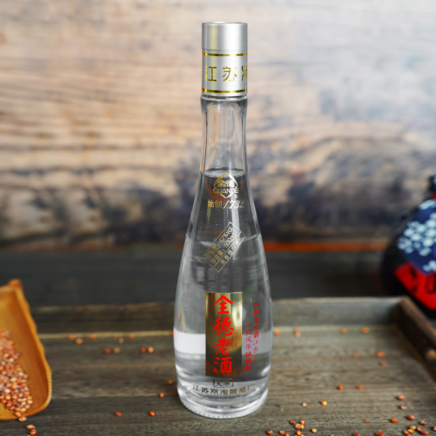 全德大乔42度500ml白酒 江苏老字号 始创1732年 浓香型白酒 纯粮酿造 52%vol 6瓶 整箱