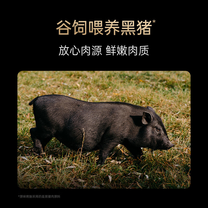 锋味派W5根装火山石烤肠儿童纯肉香肠早餐火腿肠台式脆皮肠空气炸锅食材 黑椒3+原味2 175g/盒·5根装