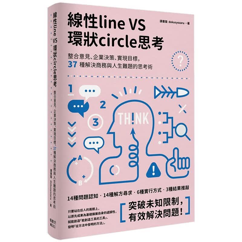 现货台版 线性line VS 环状circle思考 逻辑创意