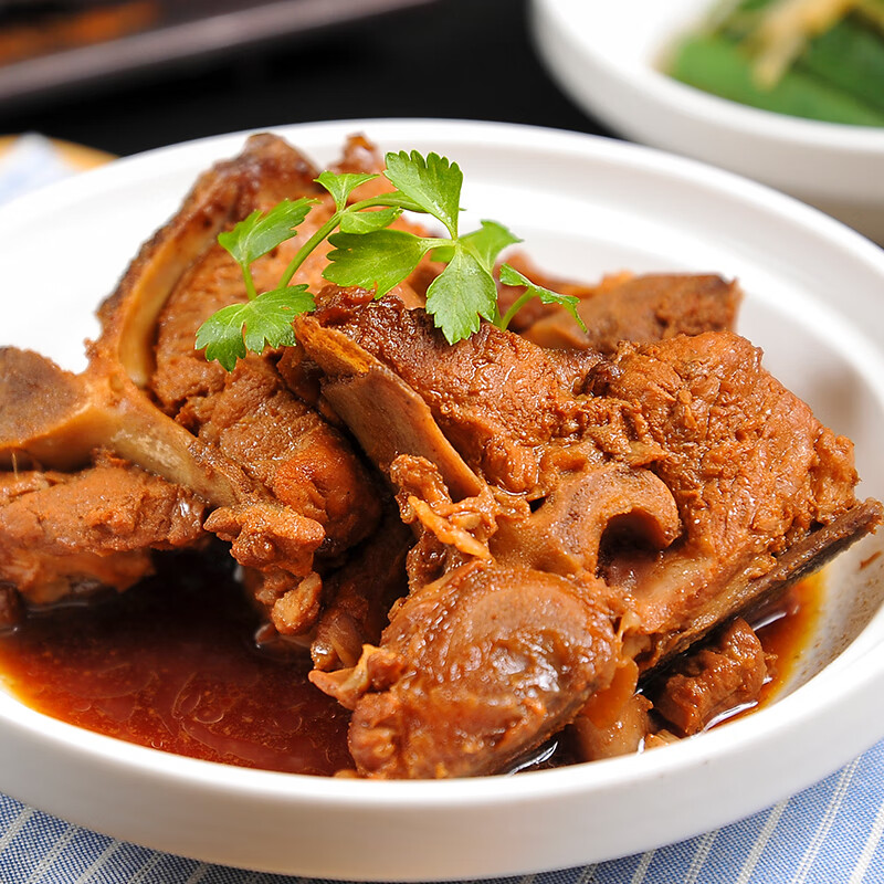 山野云陵农场 黑猪纯肋排中段无脊骨 梅花骨肉猪脆骨肋排 皖南土猪300天慢养 黑猪梅花骨1kg*2盒