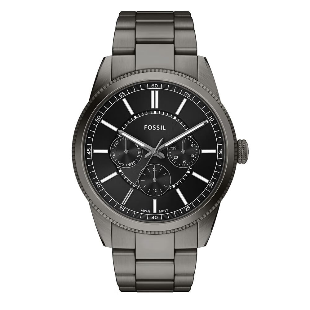 Fossil 男式 Pearson 多功能青铜不锈钢手表(型号:FS6136) Gunmetal/Black 12.0*42.0*42.0 mm