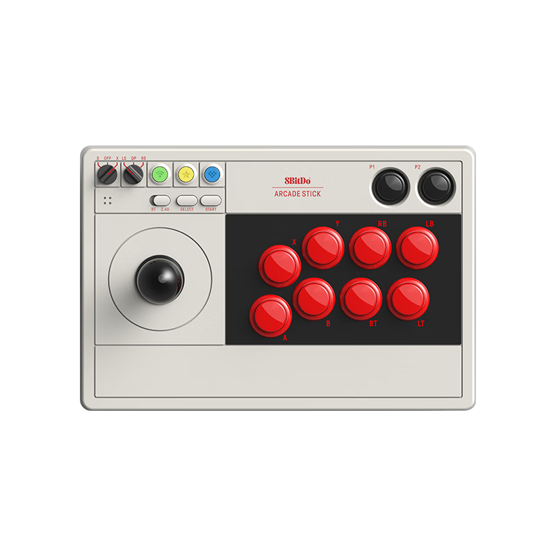 八位堂（8BitDo）街機(jī)搖桿V3游戲搖桿Switch2街霸6 動(dòng)作 格斗鐵拳8 餓狼傳說PC電腦Steam平臺(tái) 標(biāo)準(zhǔn)版 【支持PC NS 】