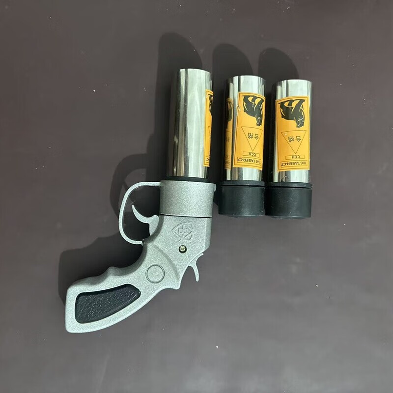 安比熊车载干粉枪式灭火神器汽车应急防火器材防身必备 1L 二氧化碳 发射器+6个头+收纳包