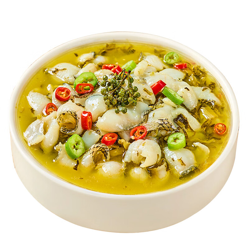 兆华酸菜鱼500g/袋 鲜活黑鱼片家用加热即食半成品方便速食冷冻预制菜 【金汤酸菜鱼】500g*3袋