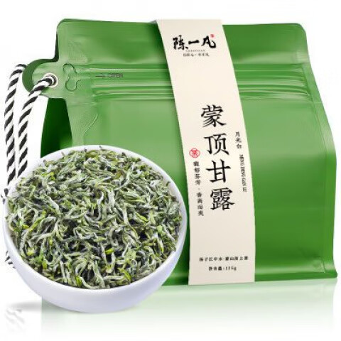 陳一凡蒙頂甘露2025新茶明前特級(jí)綠茶 新茶四川蒙頂碧螺春茶葉 甘露125g