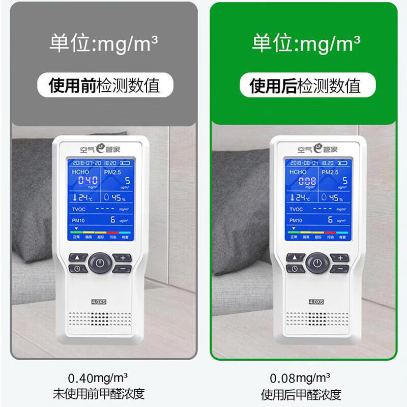 绿之源活性炭除甲醛碳包室内装修新房车家用吸去除甲醛清除剂异味 【可循环使用】梅兰竹菊500g*4包