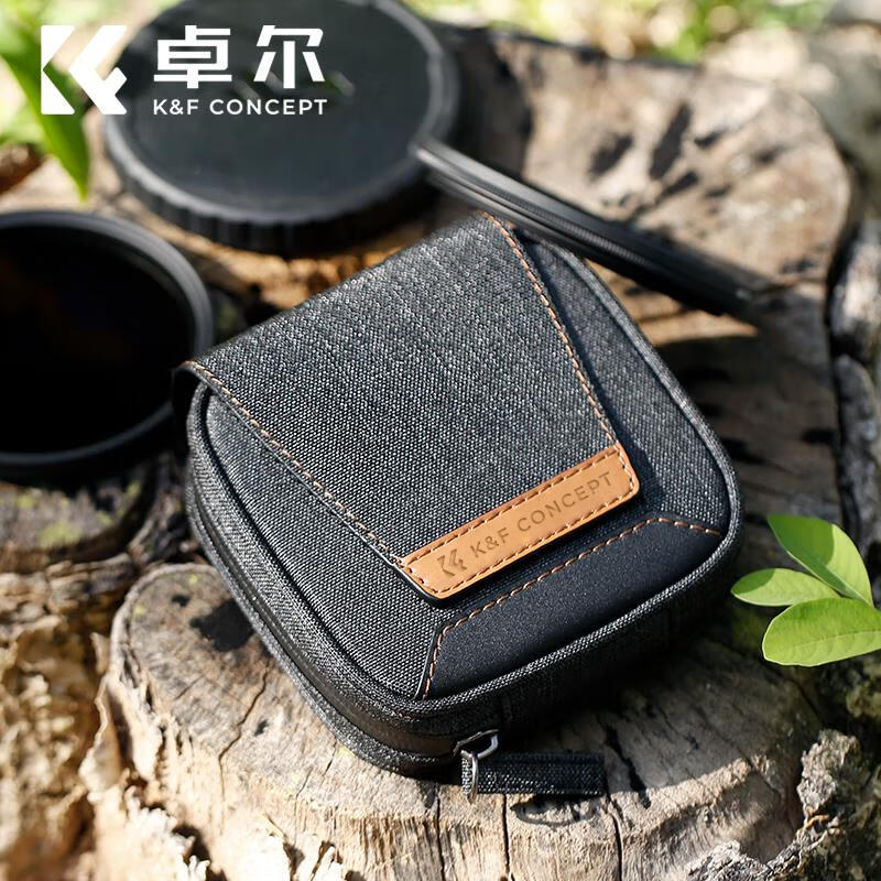 K&F ConceptKFCONCEPT卓爾濾鏡收納包適用于3782mm微單反相機UV鏡C 其他 翻蓋款四片裝