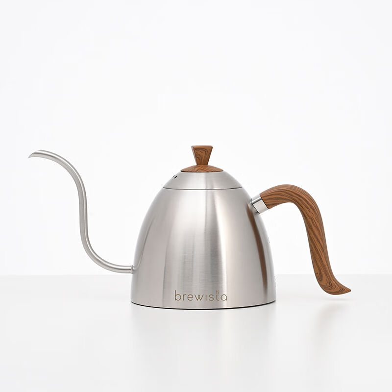 BREWISTA手沖咖啡壺不銹鋼滴濾式咖啡壺掛耳咖啡茶細(xì)長(zhǎng)嘴電磁爐壺 不銹鋼現(xiàn)貨