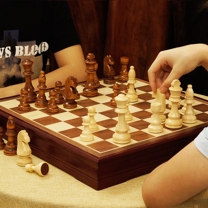 御圣国际象棋桦木国际象棋chess实木大号棋子套装你们尺寸是多少？