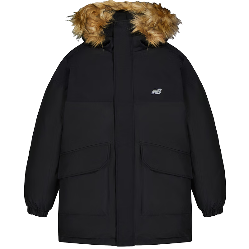 NEW BALANCE25���п����б�ů�˶�ë�����޷�AMJ53371 BK L