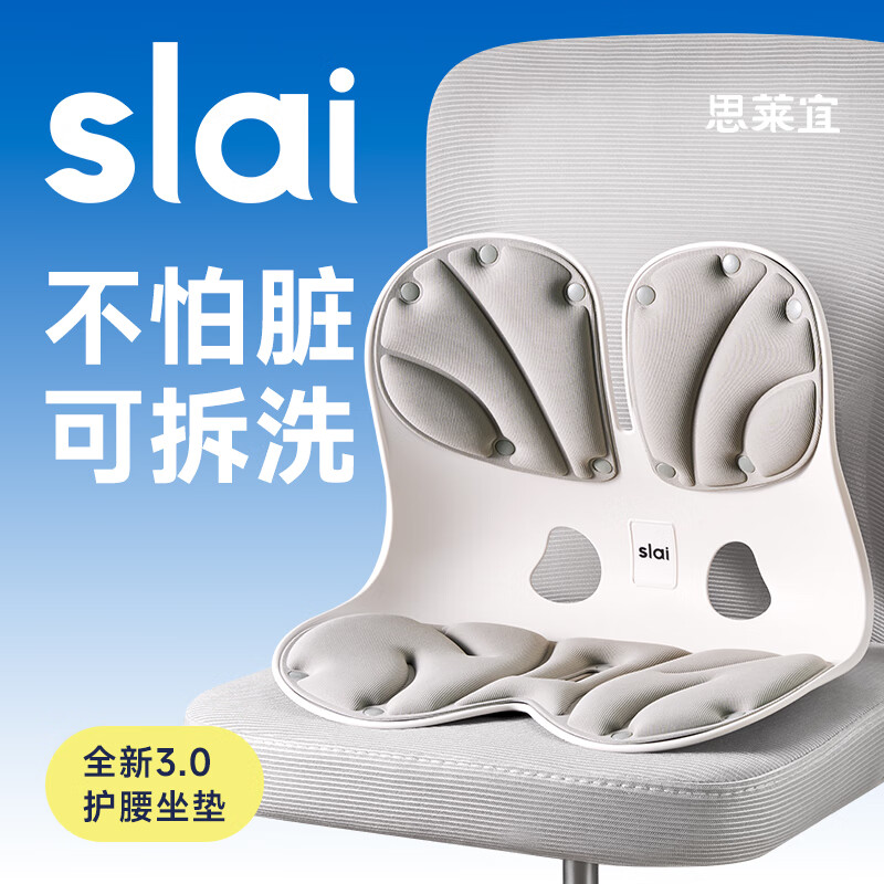 思莱宜腰靠垫护腰靠垫办公室腰托护腰久坐神器人体工学腰垫靠背垫坐姿椅