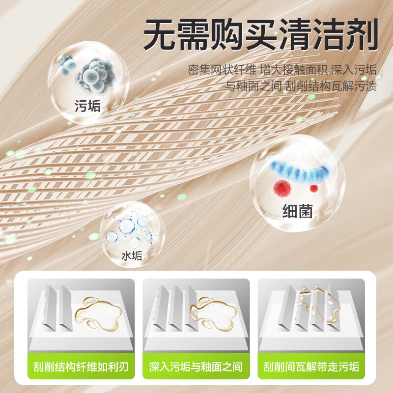 苏力达日本卫生间地刷软毛无死角长柄家用浴室浴缸刷墙面瓷砖清洁刷地板 加长浴室软毛刷80-123cm+浴室清洁剂