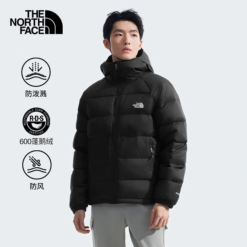 北面（The North Face）北面羽绒服男户外防风保暖鹅绒25年秋冬新品 7W7G JK3 XL 1550元