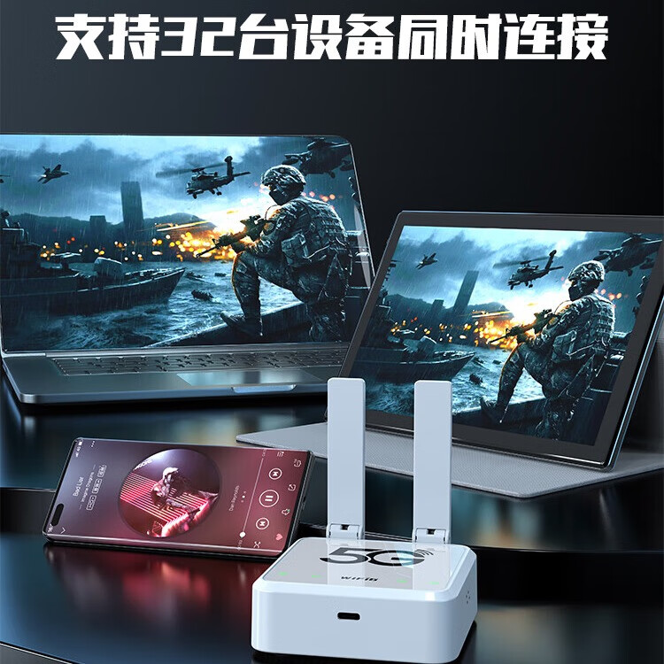 圣凡杜5G随身wifi千兆cpe移动路由器无线网络全国通用无限大流量不限速 【性能款】千兆双频突破极限