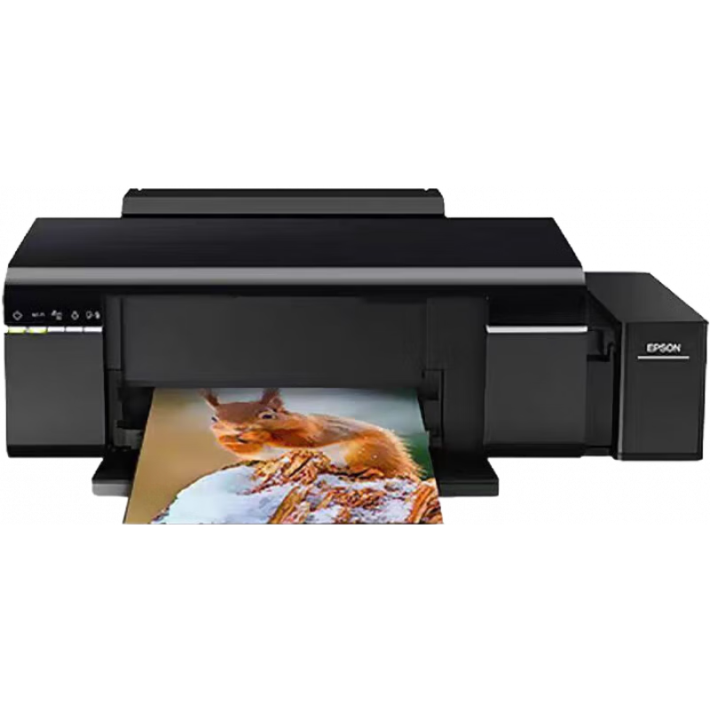 愛(ài)普生(EPSON)L805墨倉(cāng)式照片打印機(jī)六色噴墨手機(jī)無(wú)線A4熱轉(zhuǎn)印連供 L805空連供+原裝墨水一套 官方標(biāo)配