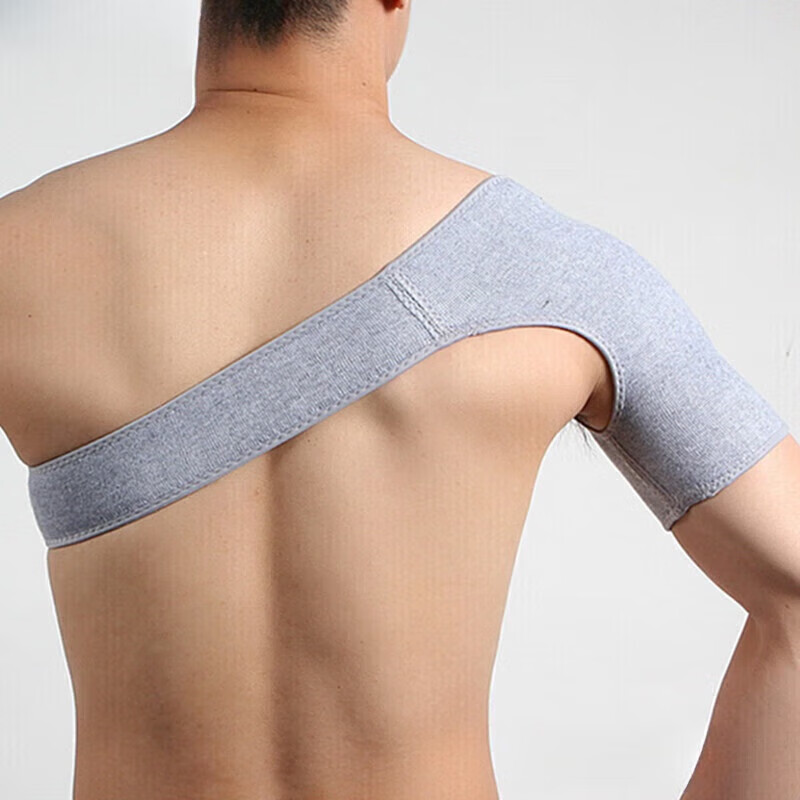 通用护肩保暖单侧 竹炭护单肩夏季运动护具 睡觉肩周男 S S