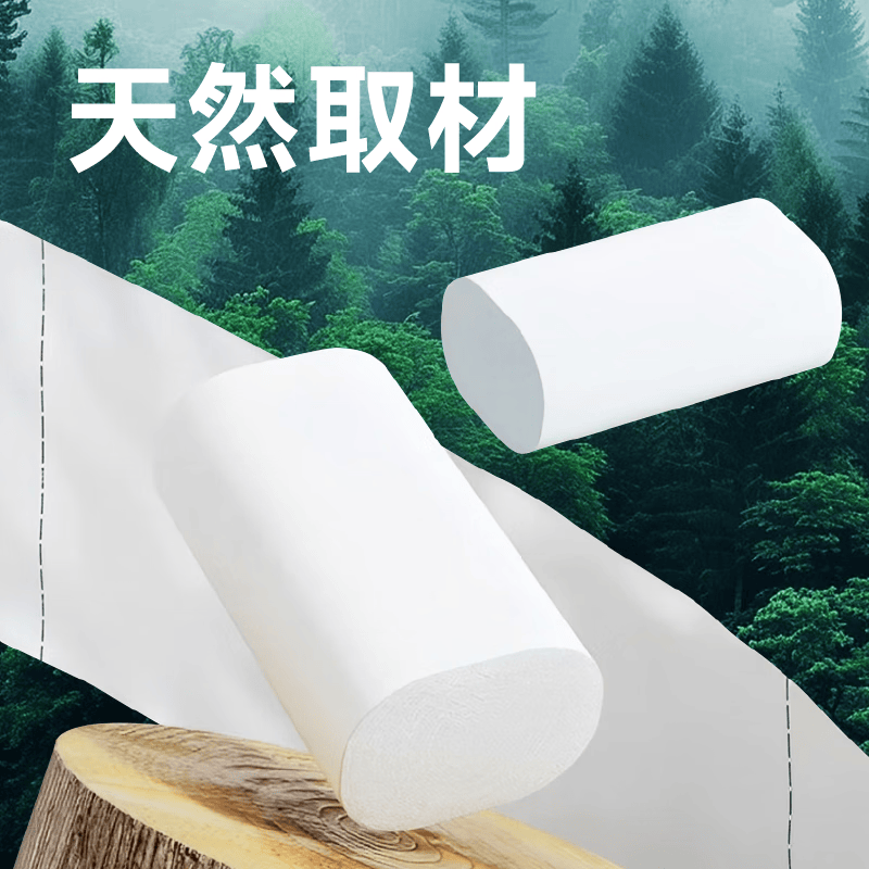 珈博士【控价品-5层韧厚湿巾纸无芯卷纸厚卫生纸筒纸家用实惠厕所纸巾】 5层 2000g*18卷 可湿水卫生纸1提(127*141)