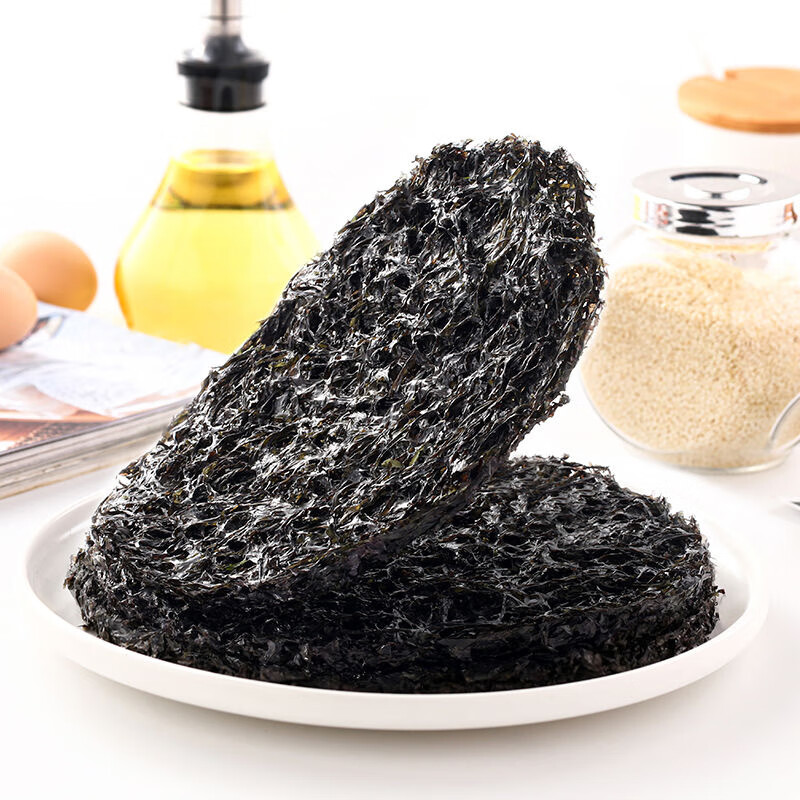 真头水紫菜 福建霞浦特产 特优免洗 独立包装 新鲜美味 头茬干货 100g 真头水紫菜【幼嫩头水】