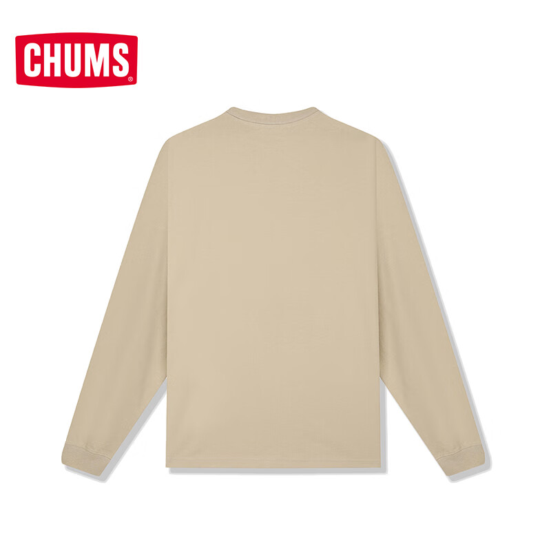 CHUMS洽洽鸟户外运动卫衣休闲T恤男女同款打底衫长袖T恤秋季新款 CH01-2667-G101 XL (180)