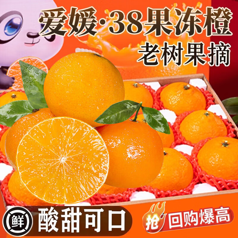 闽域寻鲜爱媛38号果冻橙【闪送-多层保护 多地次日达】桔子当季水果橙子 5斤-活动款（单果65mm+）净重4.5斤