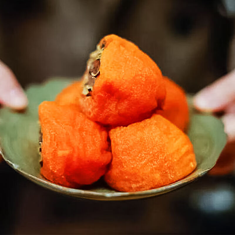 源惠鲜礼 正宗富平流心冰柿子 500克/盒 6枚装 