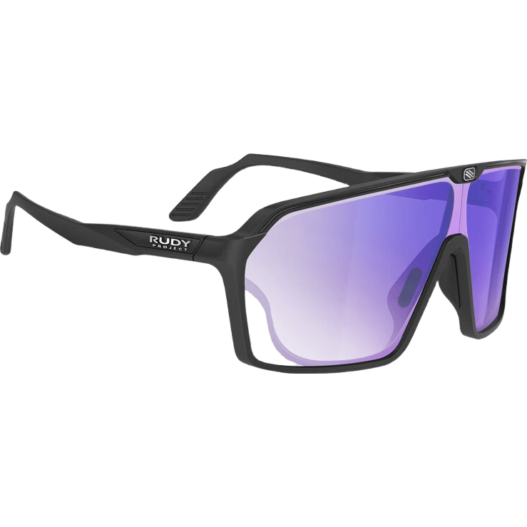 RUDY PROJECT璐迪運(yùn)動(dòng)眼鏡近視太陽鏡騎行墨鏡眼睛有度數(shù)配鏡大方框SPINSHIELD 黑/高對(duì)比鍍膜藍(lán)紫變色