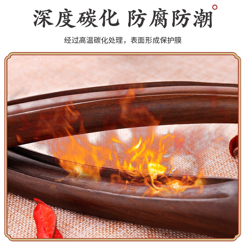 通用榉木擀筋棒按摩身通用刮痧神器赶筋棍开背部经络疏通工具赶筋棒 5 52cm【原木】身通用(无品)