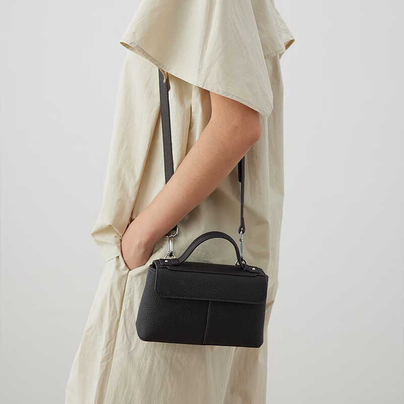 CAMPO MARZIO意大利品牌Noto 轻奢小众女士包包斜挎包女包情人节礼物 大象灰mini号CMB00408