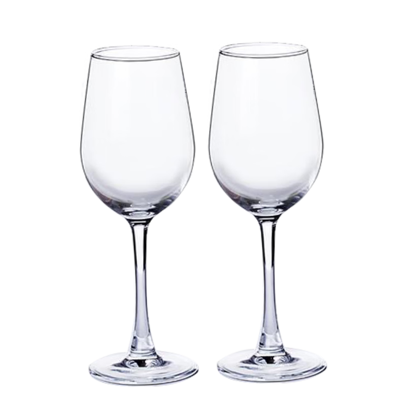 卡露传奇无铅玻璃波尔多杯 高脚红酒杯330ml双支装 年货商品