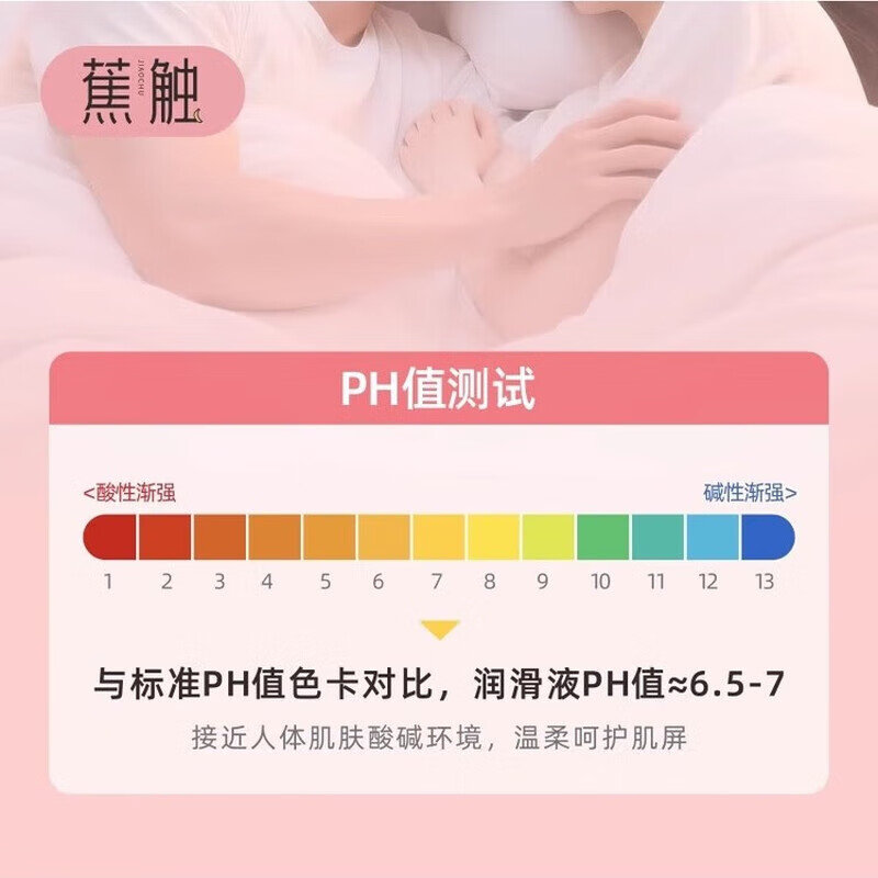 蕉触001水晶啵啵小粉盒裸感玻尿酸超薄润避孕套防脱落男女安全套 1盒【10只】